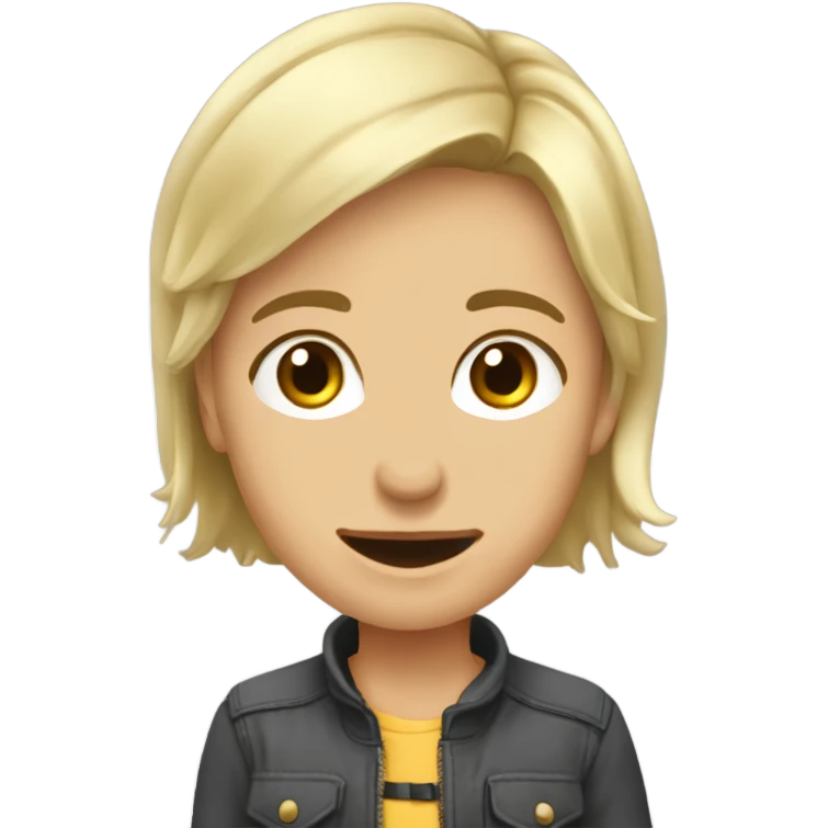 смуглая девочка с волнистыми волосами  emoji