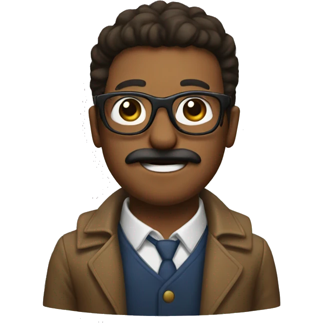hero with bread and mustches and glasses emoji