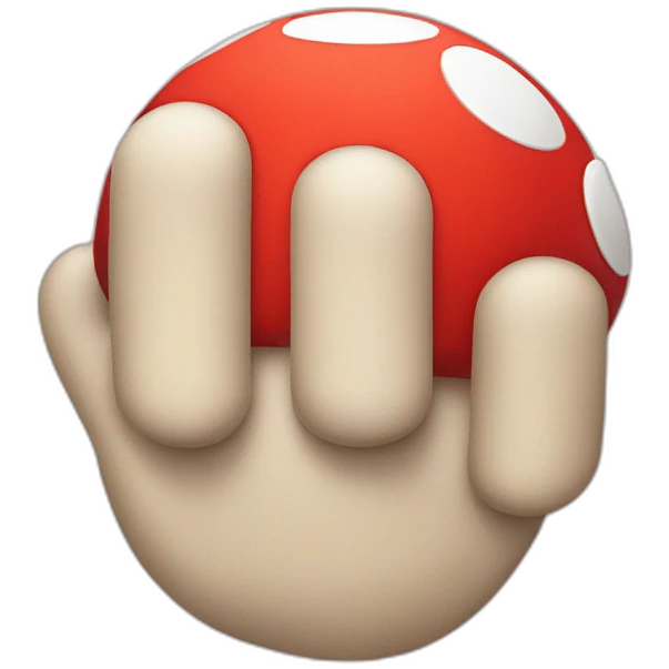 super mario hand emoji