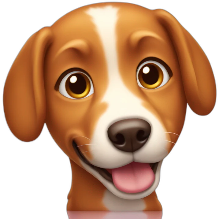 caramel dog emoji