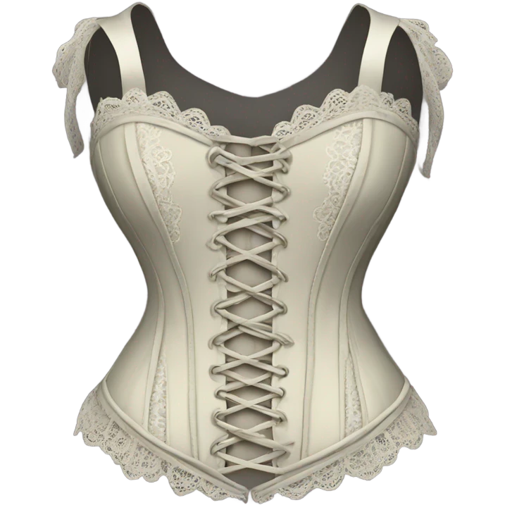 Sage corset, isolated emoji