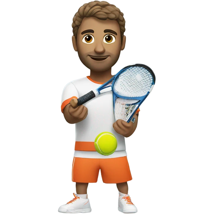 Padel tennis player emoji