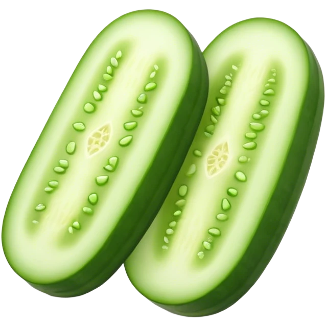 one cucumber cut emoji