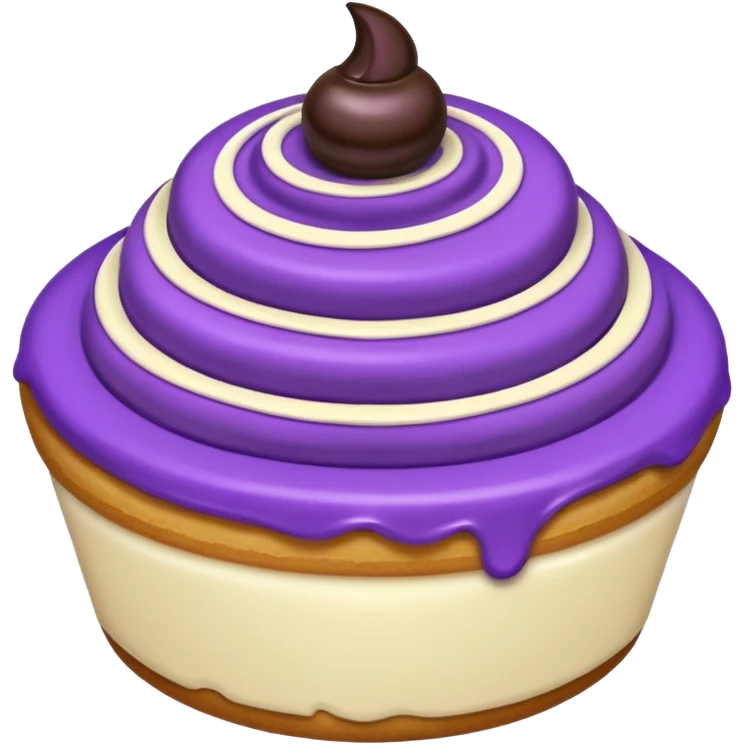 purple dessert emoji