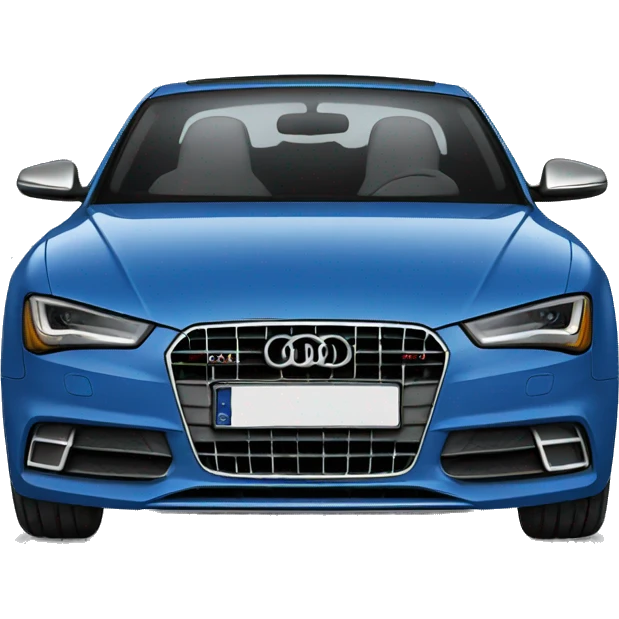 Blue Audi emoji