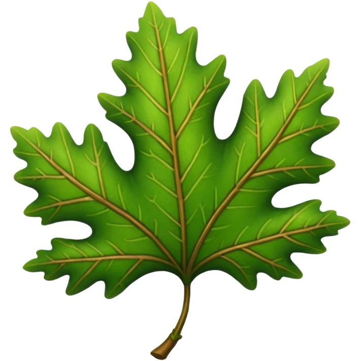 oak leaf emoji