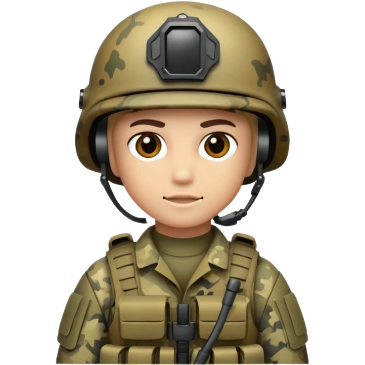 military special uniform emoji