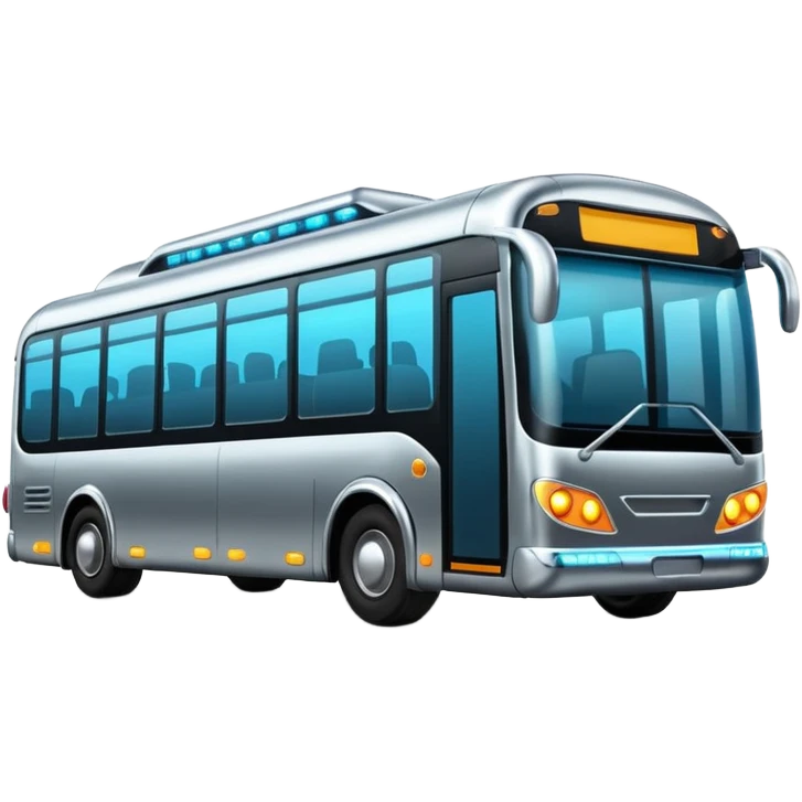 futuristic bus emoji