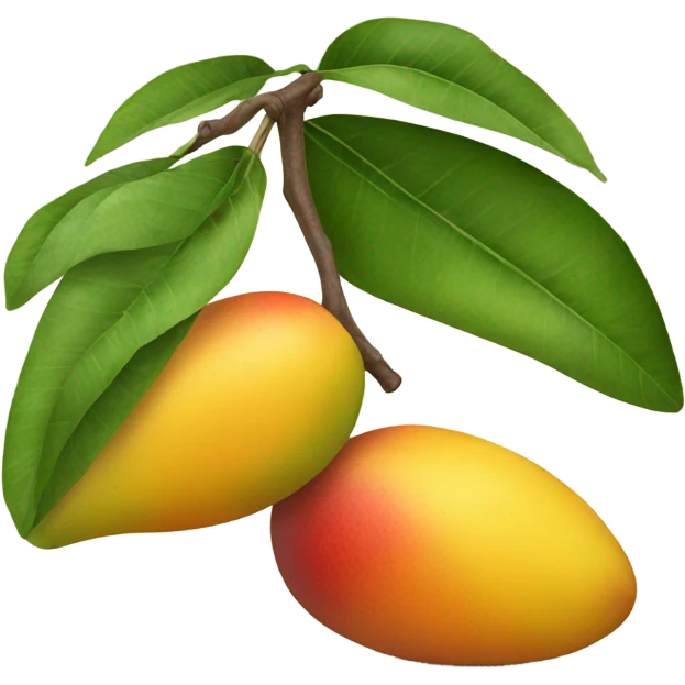 Realistic Mango emoji
