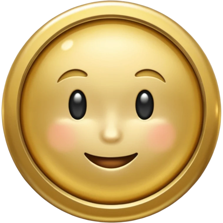 gold button emoji