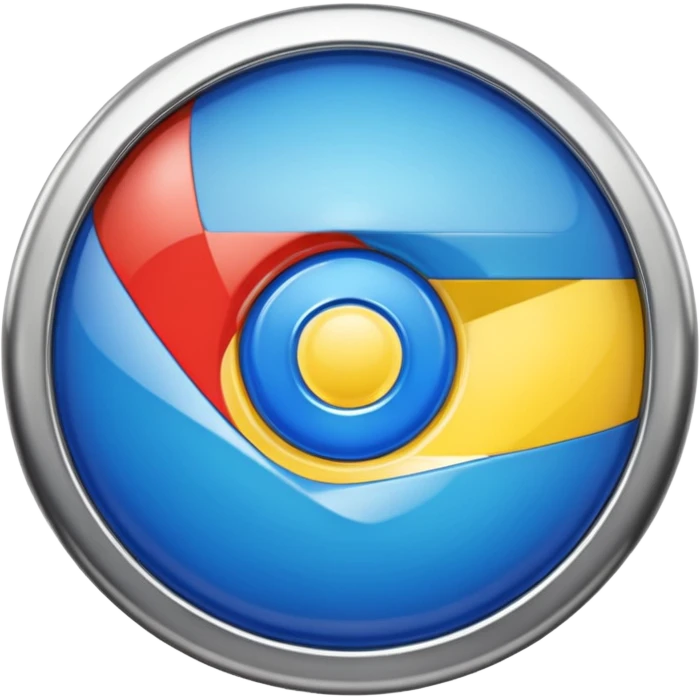 blue google chrome icon emoji