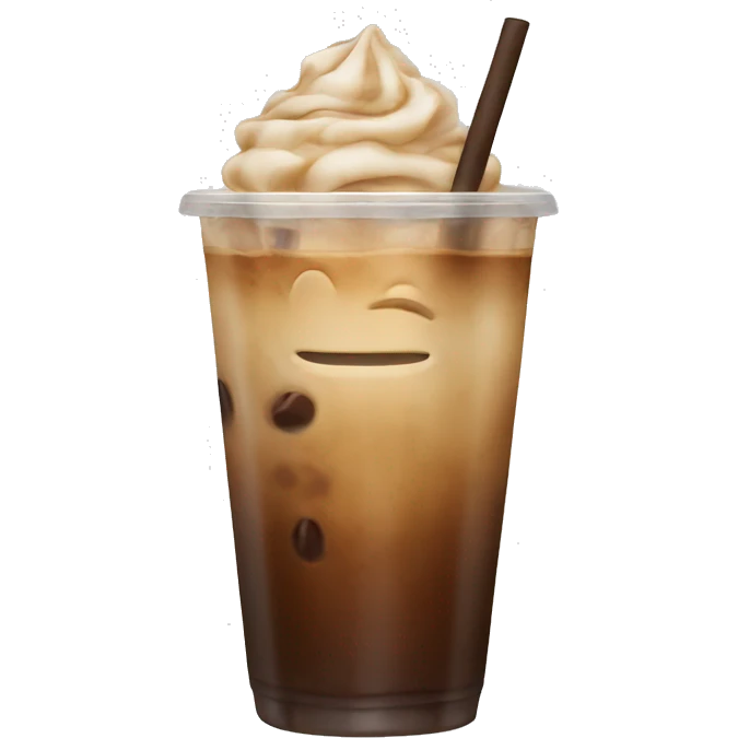 Iced coffee emoji