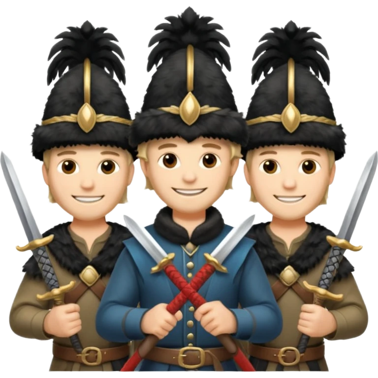 3 musketeers emoji