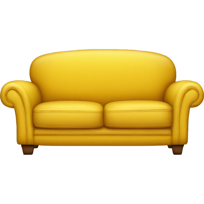 Yellow couch  emoji