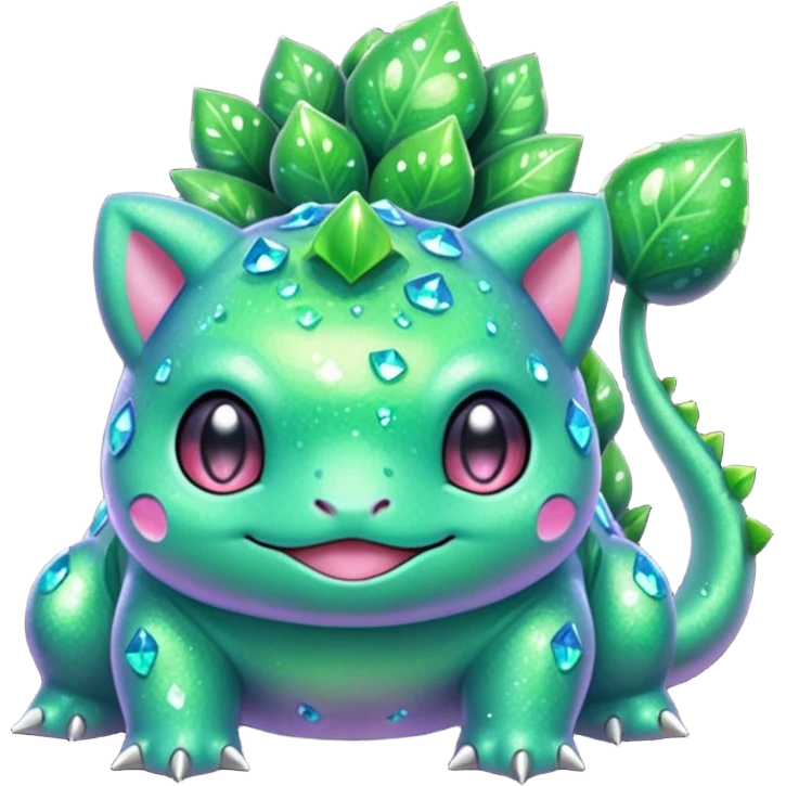 glitter pokemon bulbasaur emoji