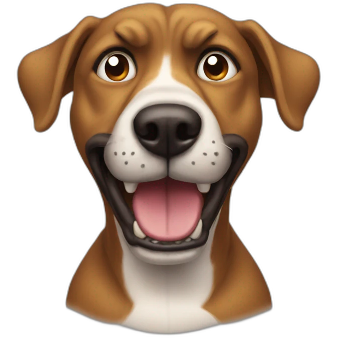 mad dog emoji