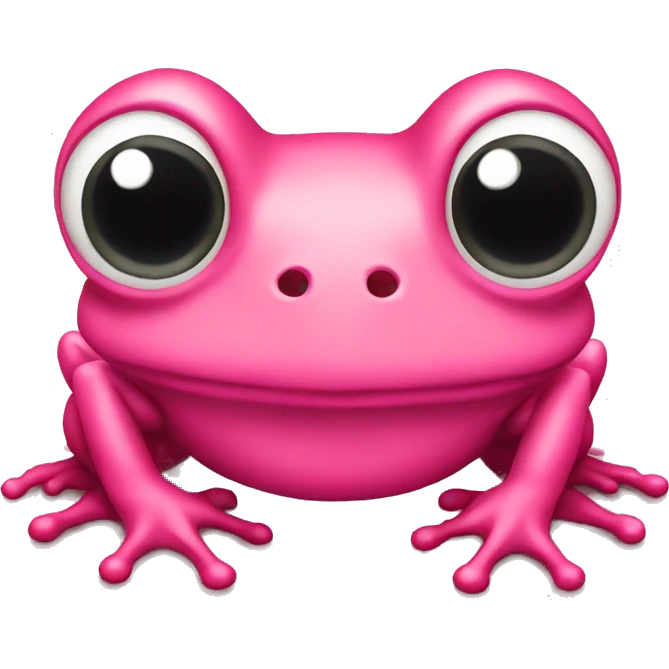 pink frog  emoji