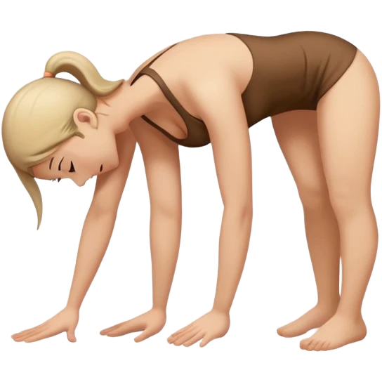 bent over emoji