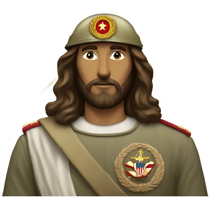 Jesus Christ in the American military emoji
