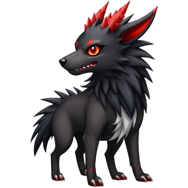 Houndoom-Mightyena-Pokémon-Fakémon-hybrid-creature emoji