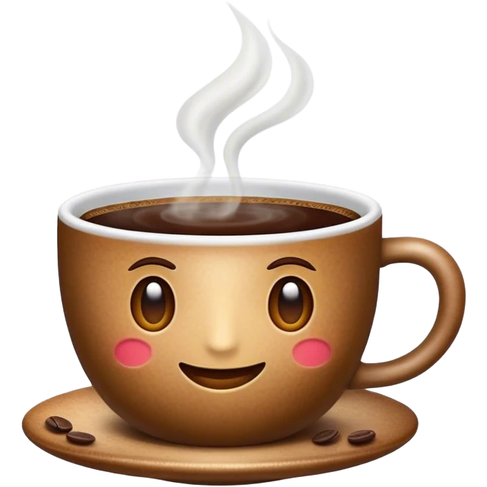 Cinematic Realistic Colombian Coffee Pop Culture Emoji, showcasing a steaming cup of rich, aromatic coffee that epitomizes Colombian culture rendered with detailed textures and warm, inviting lighting. emoji
