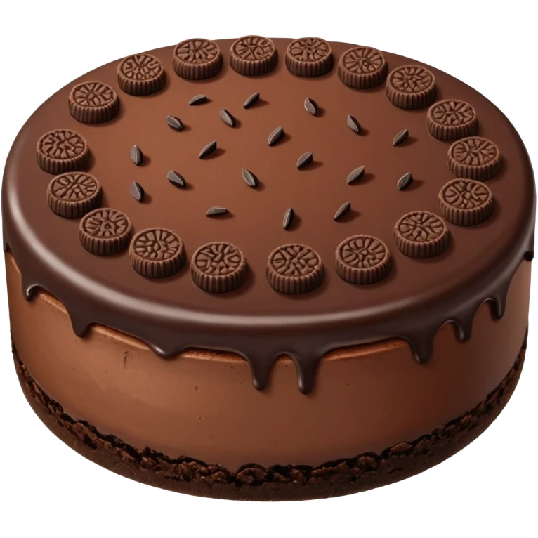 Chocolate Cheesecake Oreo emoji