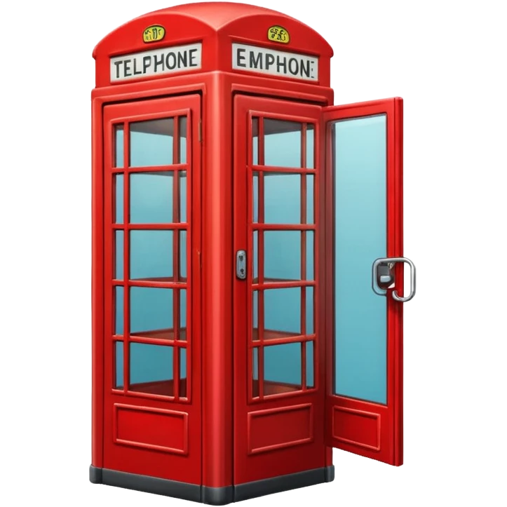phone cabin emoji