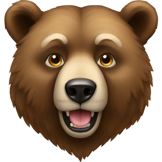 The Russian bear is rich emoji