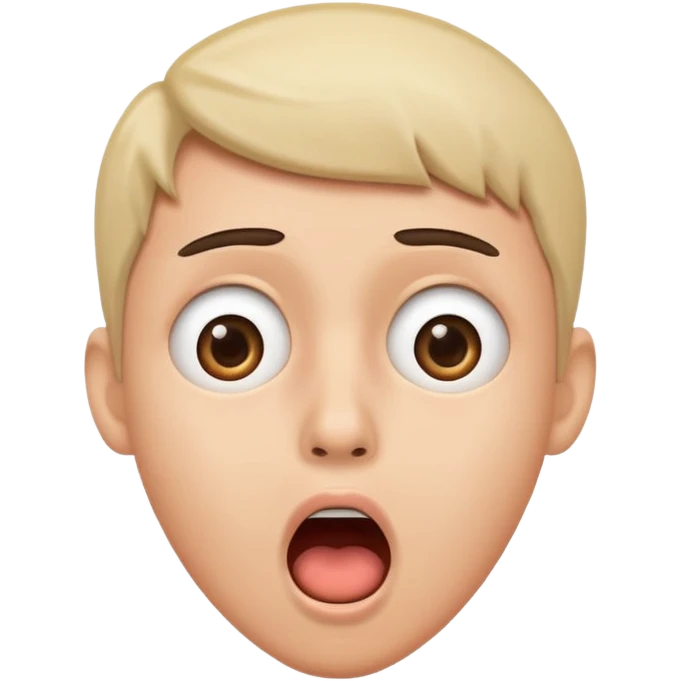Shocked face emoji