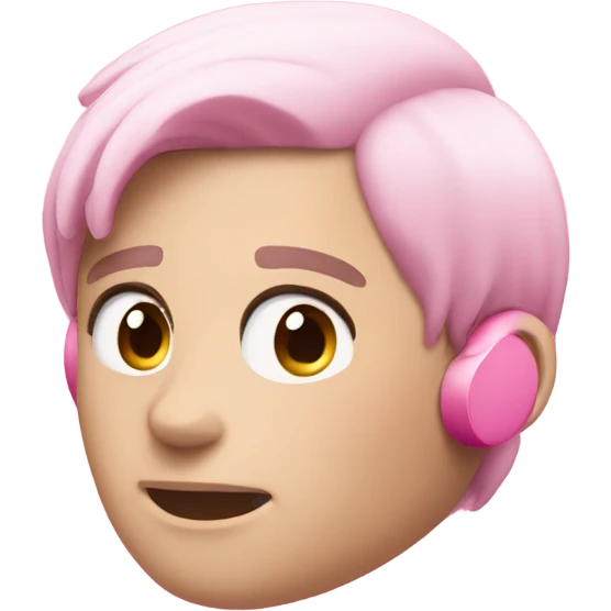 Fully pink AirPods Pro emoji