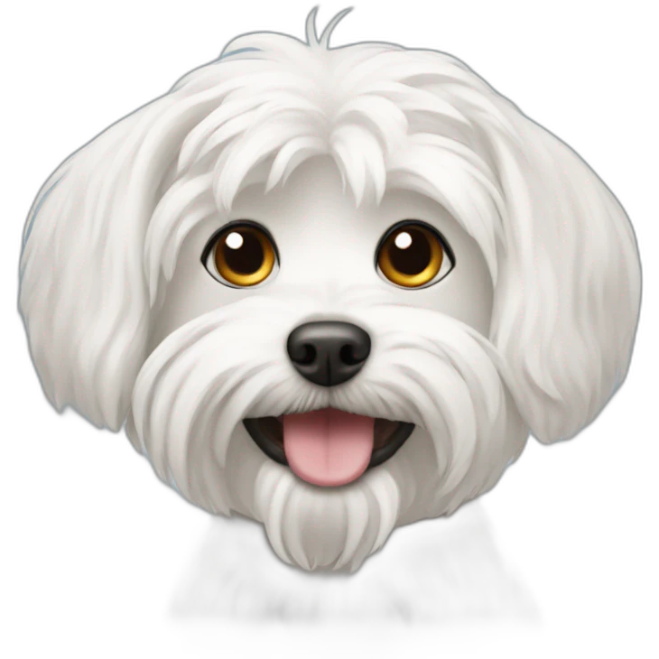 Maltese dog emoji
