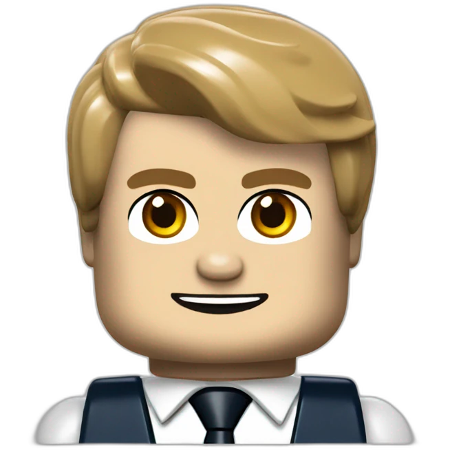 Macron en Lego emoji