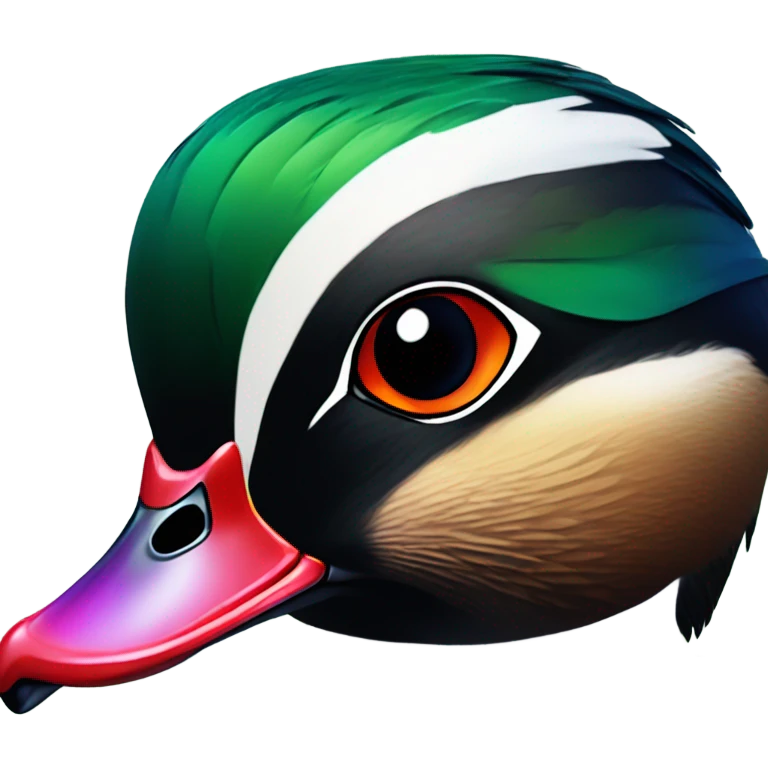 Wood duck drake  emoji