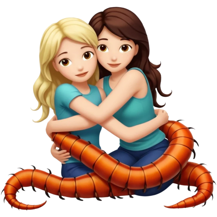 lesbian centipede emoji