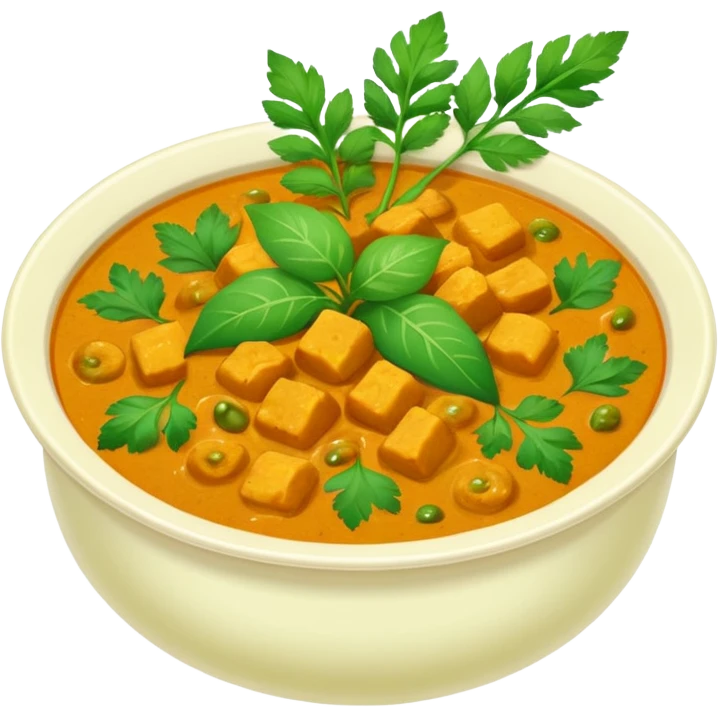 Amaranth greens curry emoji