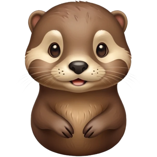 Otter with an idea emoji