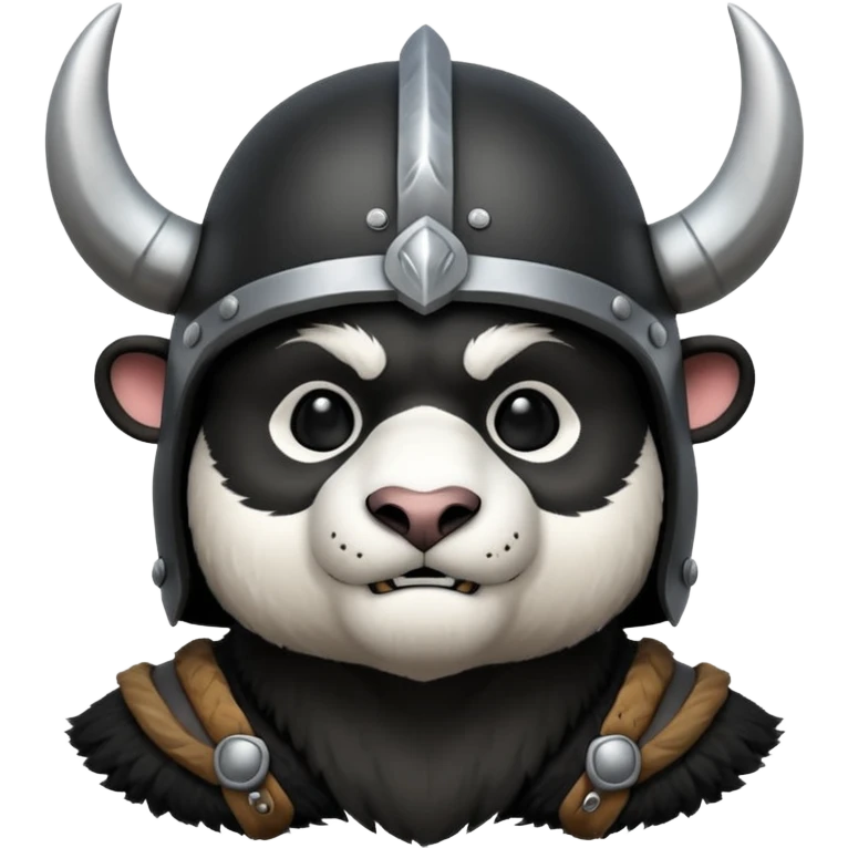 Panda Bear viking emoji