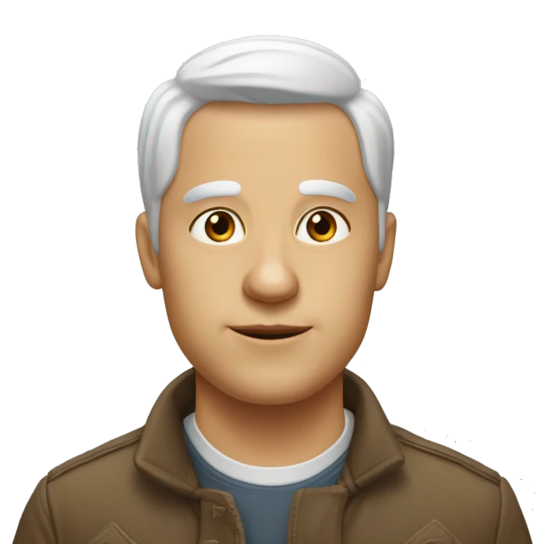 Собака белая  emoji