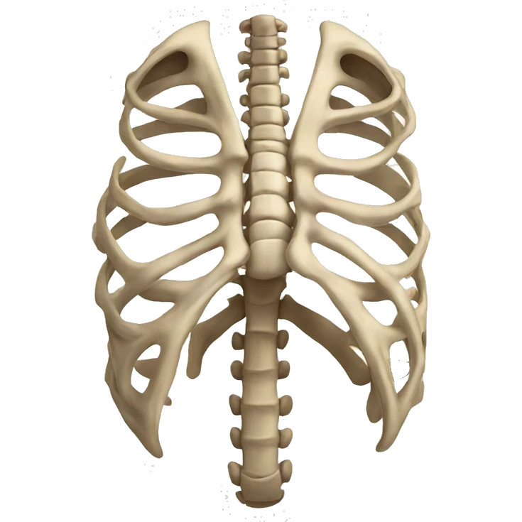 chest bones emoji