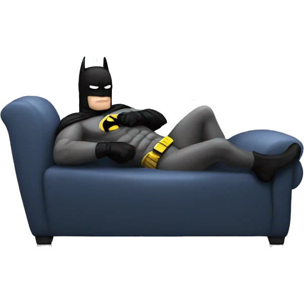 batman relaxing emoji