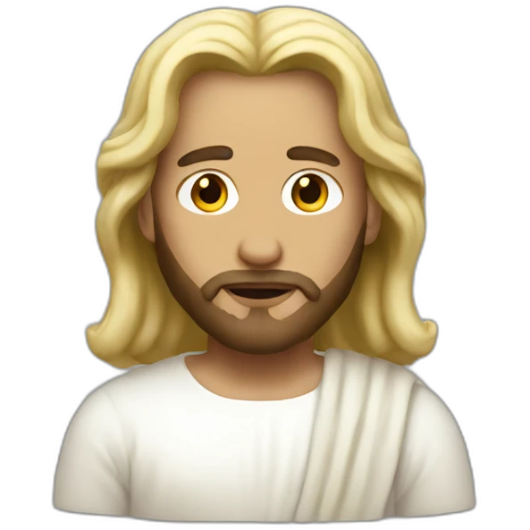 white jesus emoji