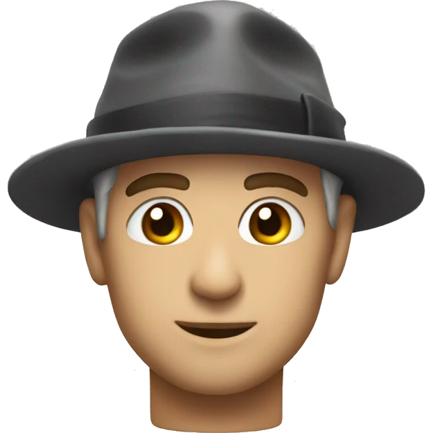 Squalo con cappello  cilindro emoji