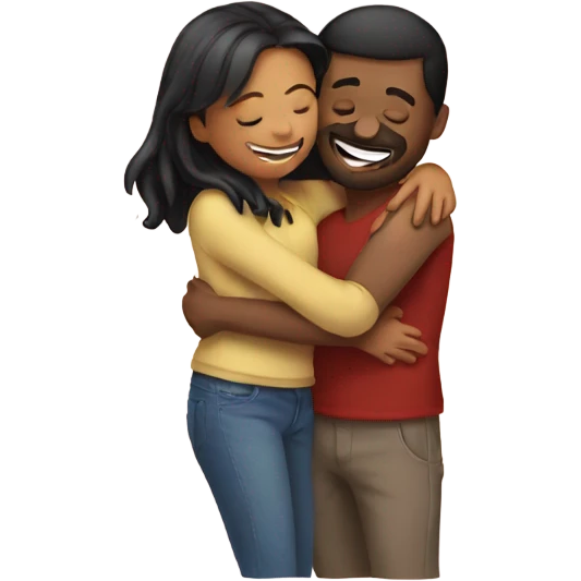 Hugging emoji