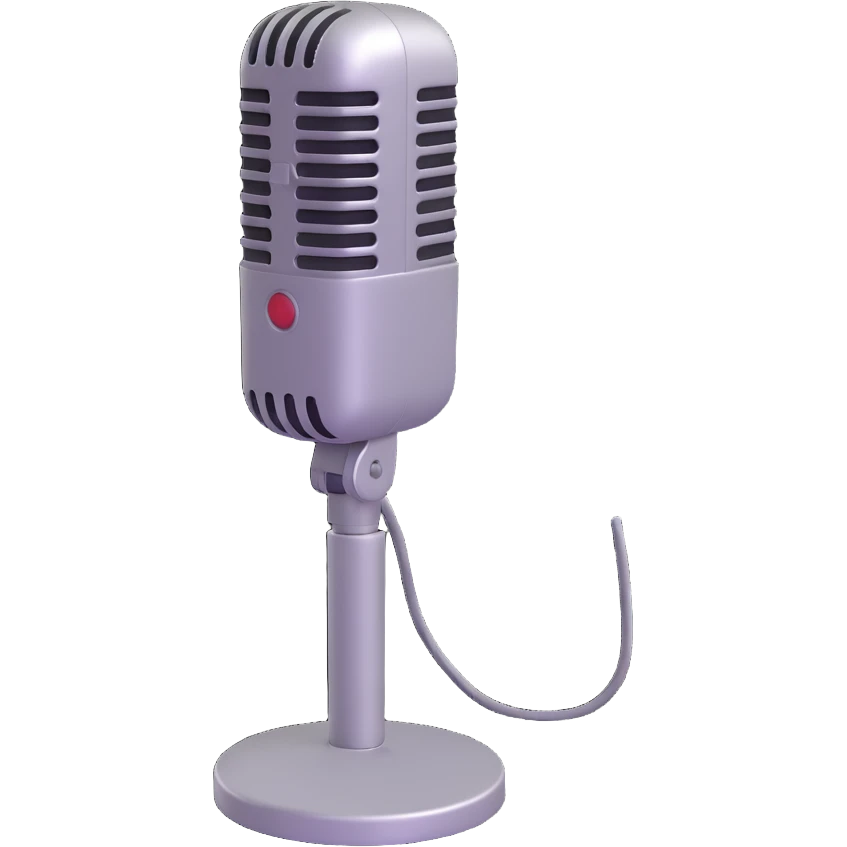 old microphone emoji