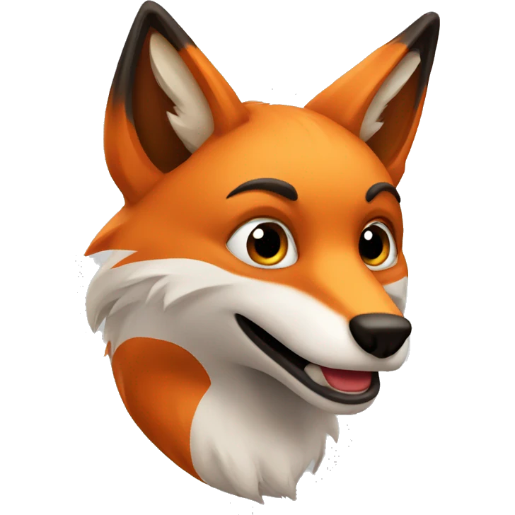 fast fox emoji