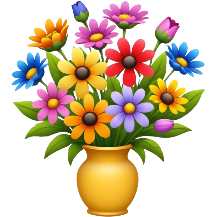 Cute flower bouquet  emoji