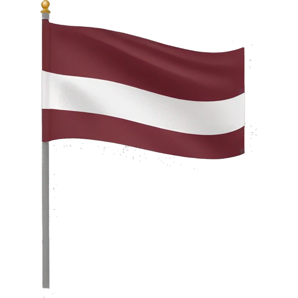 Latvian flag with muslim  emoji