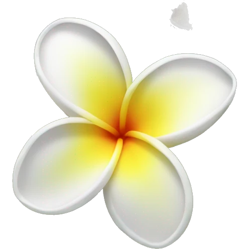 plumeria flower emoji