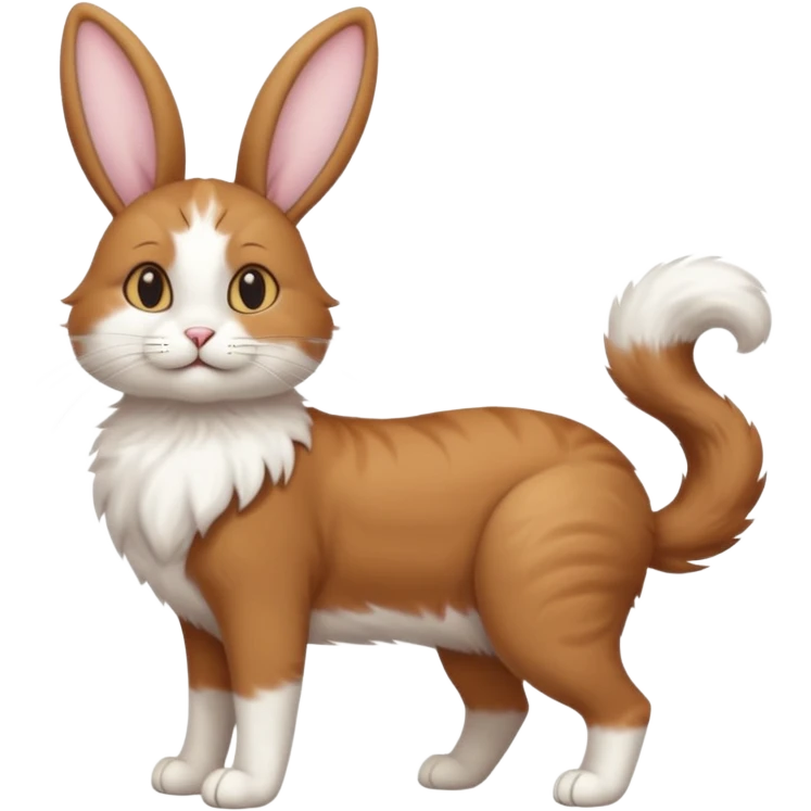 Long Nose Breed Dog. Rabbit Ears. Cat Arms Legs Torso Tail Anthropomorphic Fusion Hybrid (Character OC) emoji