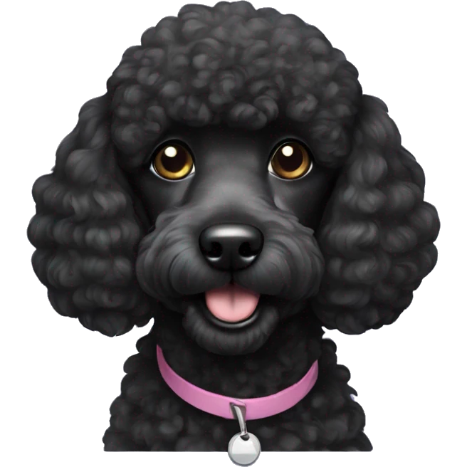 Black poodle emoji